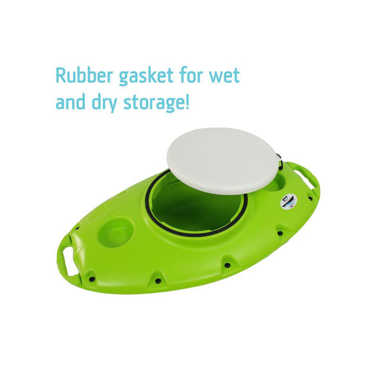 CreekKooler Pup 15 Quart Portable Floating Beverage Water Drink Can Cooler, Tan