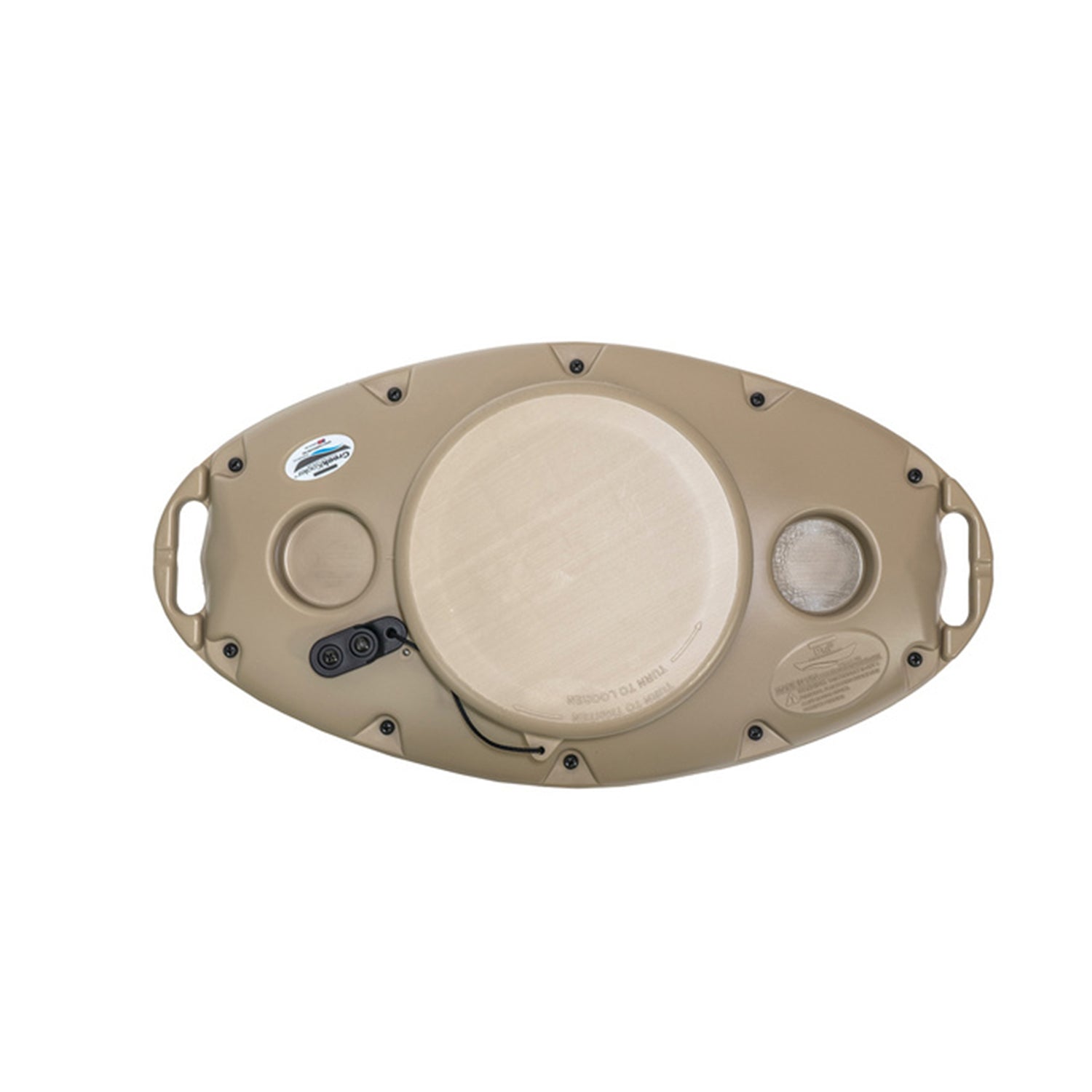 CreekKooler PuP Portable Floating Insulated 15 Quart Kayak Cooler Tan (Open Box) - VMInnovations