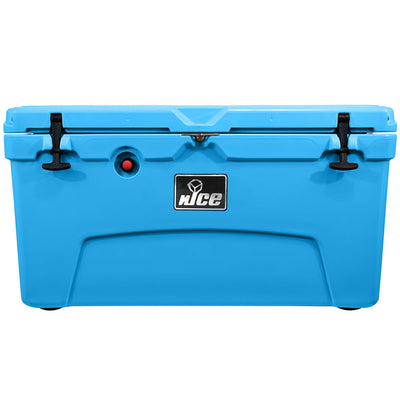 nICE CKR-508606 75 Quart Roto Mold Double Walled High Grade Outdoor Cooler, Blue