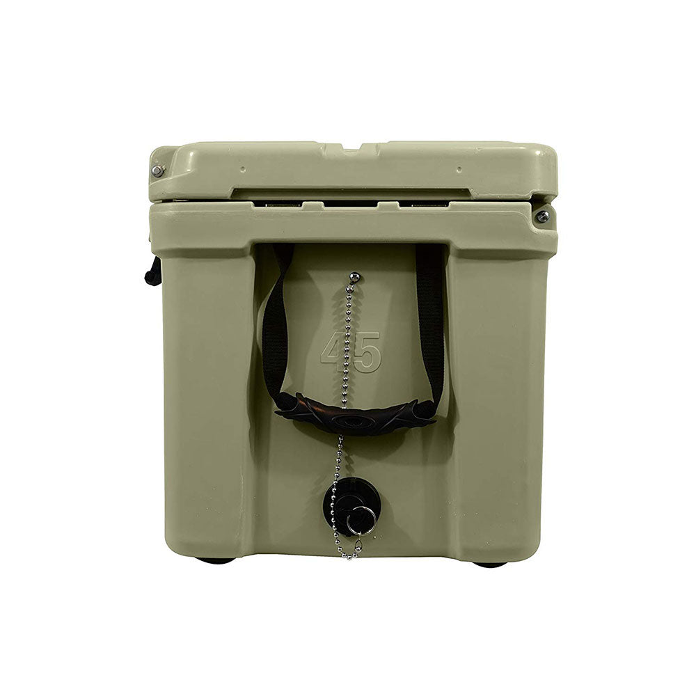 nICE 45 Quart Double Walled High Grade Bear Resistant Cooler, Beige (Open Box)