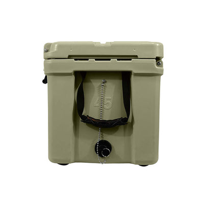 nICE 45 Quart Double Walled High Grade Bear Resistant Cooler, Beige (Open Box)