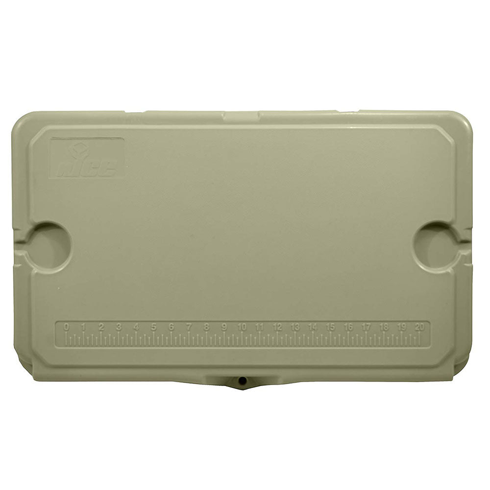 nICE 45 Quart Double Walled High Grade Bear Resistant Cooler, Beige (Open Box)