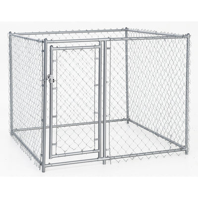 Lucky Dog 5 x 5 x 4 Foot Heavy Duty Chain Link Dog Kennel Enclosure (Used) - VMInnovations