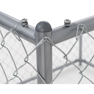 Lucky Dog 5 x 5 x 4 Foot Heavy Duty Chain Link Dog Kennel Enclosure (Used) - VMInnovations