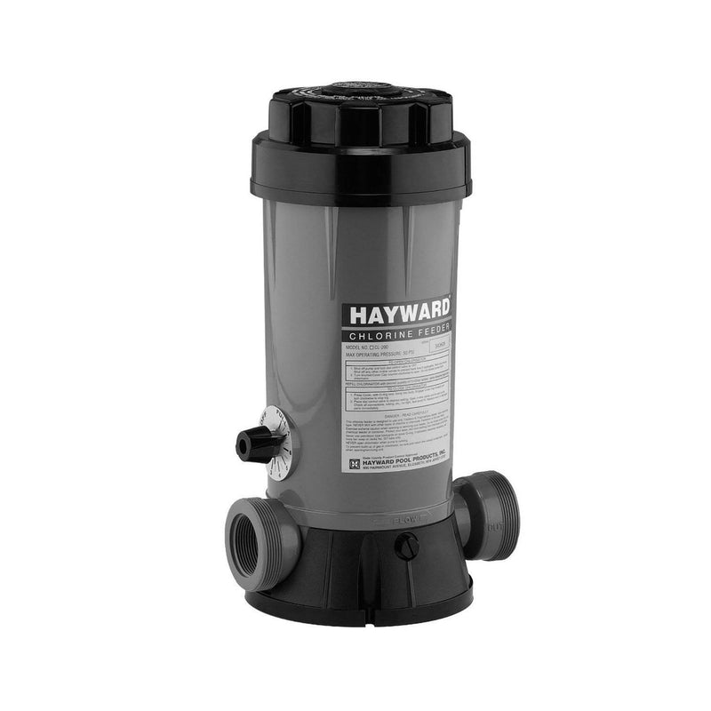 Hayward CL2002S Auto Swimming Pool In-Line Trichlor Chlorine Feeder (Used)