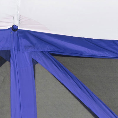 CLAM Quick-Set Escape Sport 11.5 x 11.5 Ft Tailgating Canopy Shelter Tent, Blue