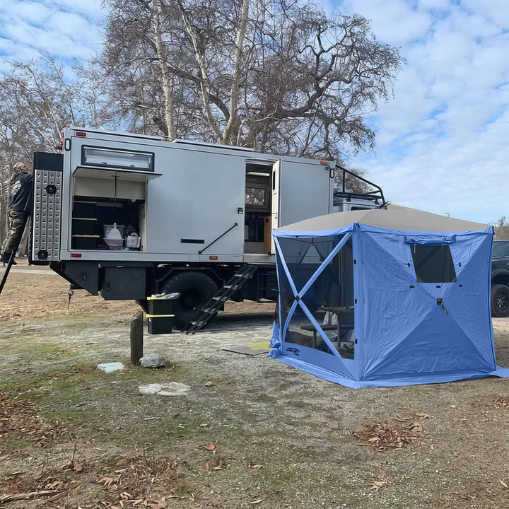 Clam Quick-Set Screen Tent Wind & Sun Panels, Accessory Only,Blue(3pk)(Open Box)