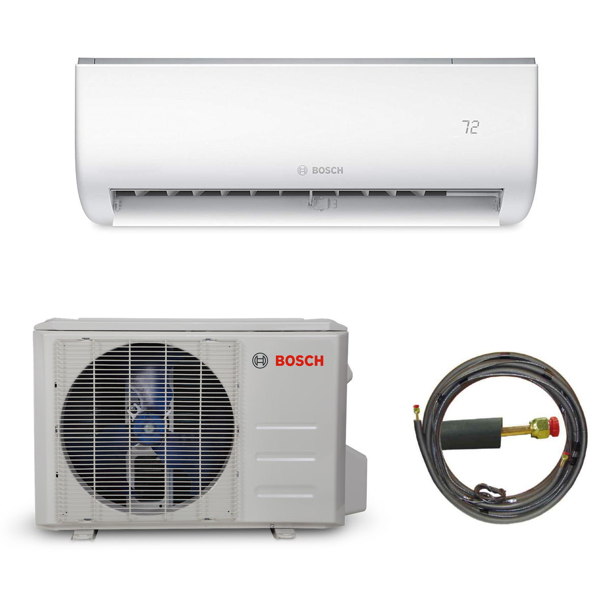 Bosch Climate 5000 Mini Split Air Conditioner AC Heat Pump System, 12,000 BTU
