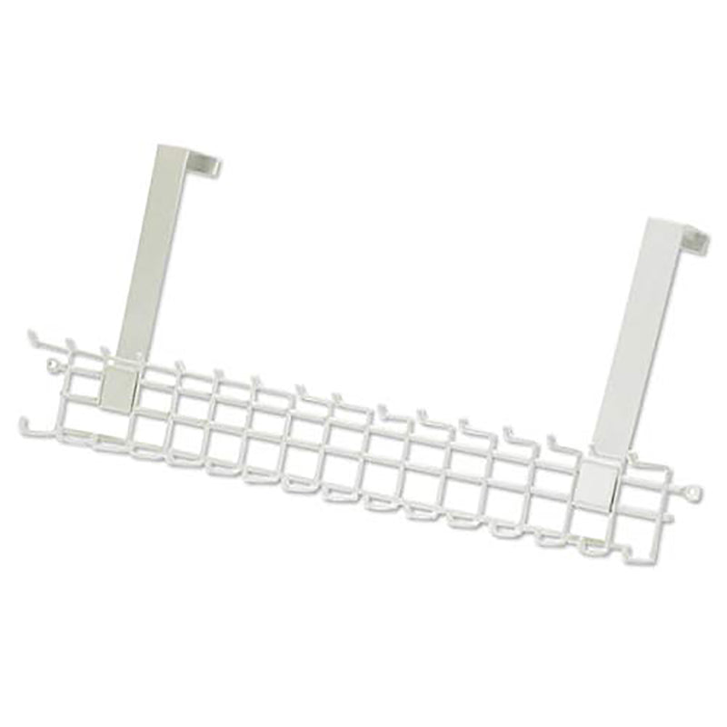 ClosetMaid Over Door Wire Rack for Men and Women Accessories, White (Open Box)