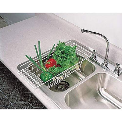 ClosetMaid Economical Over the Sink Steel Dish Draining Solution, White (2 Pack)