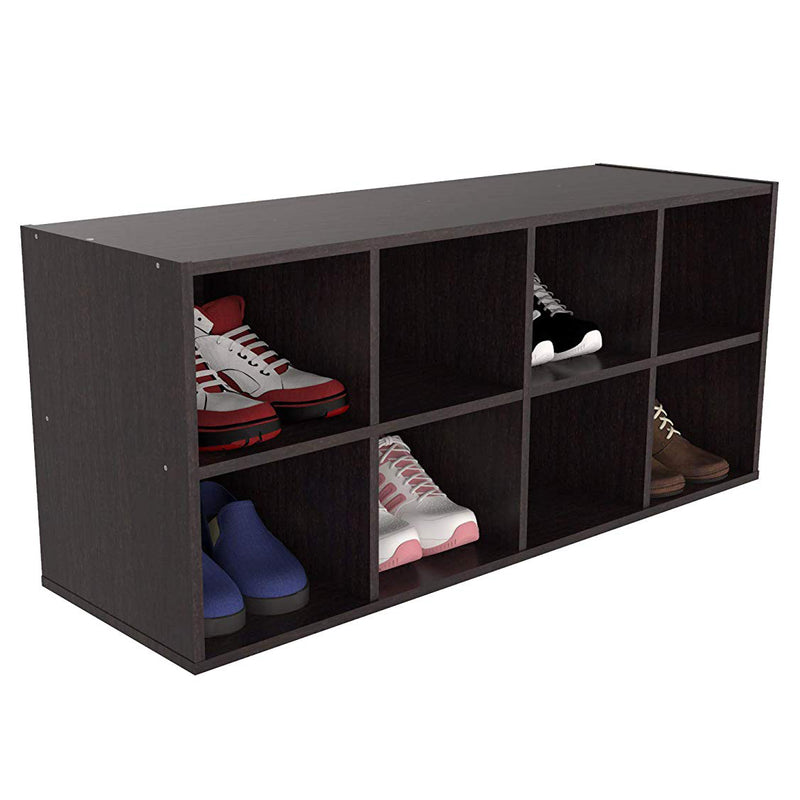 ClosetMaid 5081 8 Box Closet Shoe Organizing Storage Station, Espresso (2 Pack)