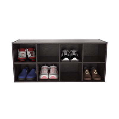 ClosetMaid 8 Box Stylish Closet Shoe Organizing Storage Station, Espresso (Used)