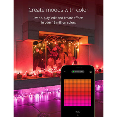 Twinkly Cluster App-Controlled Smart LED Christmas Lights 400 RGB (Used)