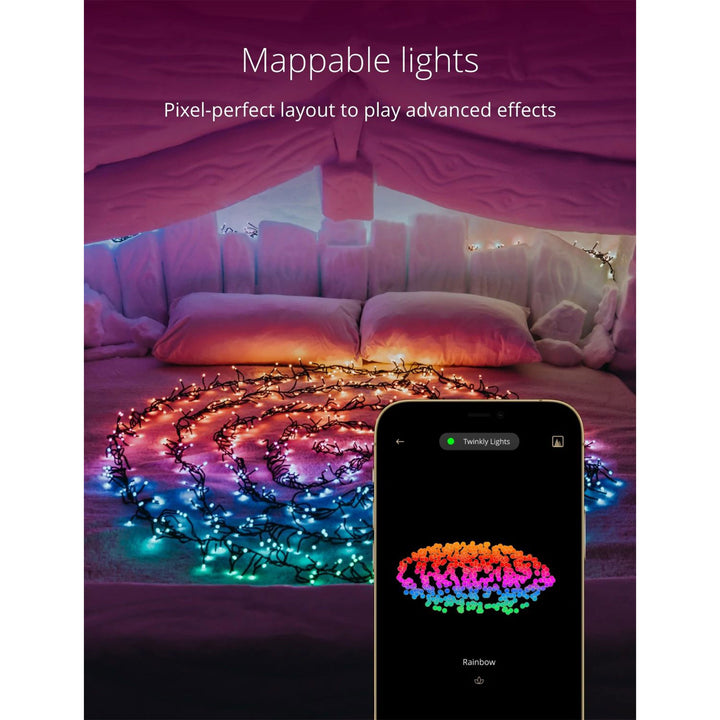 Twinkly Cluster App-Controlled Smart LED Christmas Lights 400 Multicolor RGB - VMInnovations
