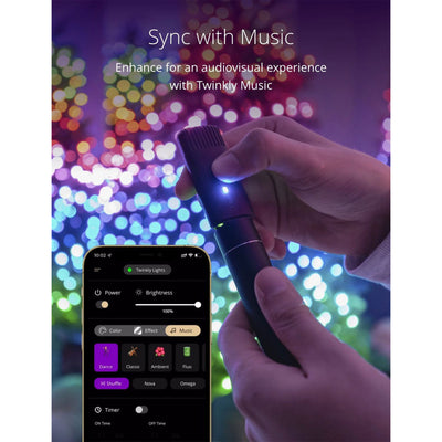 Twinkly Cluster App-Controlled Smart LED Christmas Lights 400 RGB (2 Pack)