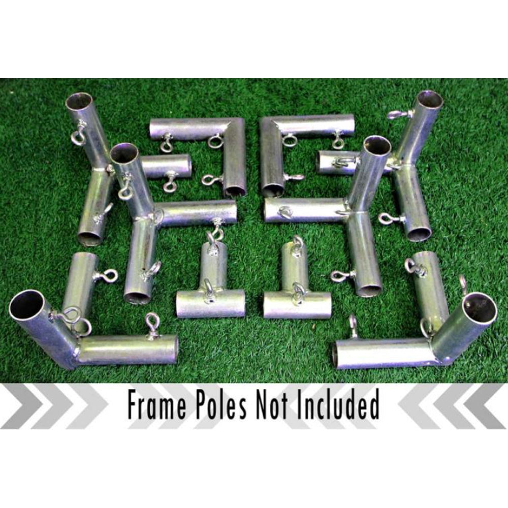 Cimarron Sports Training Golf Net Frame Corner Kit, 10 x 10 x 10 Feet (Open Box)