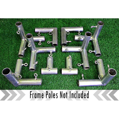 Cimarron Sports Training Golf Net Frame Corner Kit, 10 x 10 x 10 Feet (Open Box)