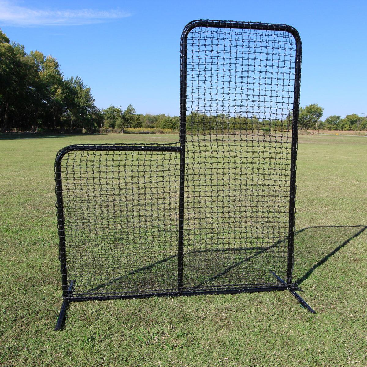 Cimarron 7x6 Ft Baseball Softball Pitching L Screen Safety Net Only (Open Box)
