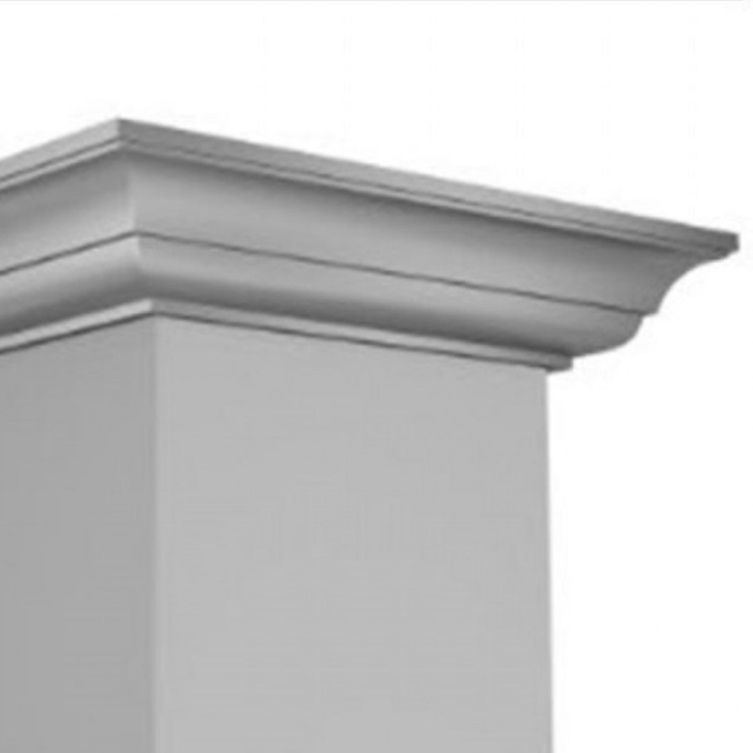 ZLINE CM6-KB/KL2/KL2 Stainless Steel Crown Molding Wall Range Vent Hood Addition