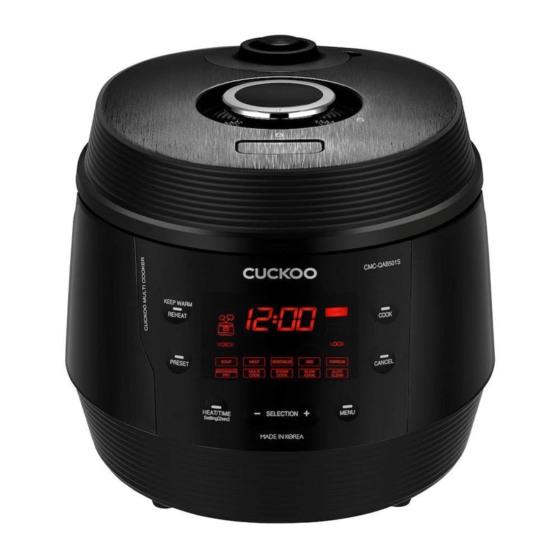 Cuckoo Q5 Premium Multicooker Steel Q50 Non-Stick Coating, Midnight Black (Used)