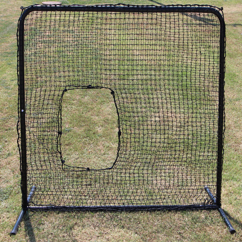 Cimarron Sports 7x7 Foot Underhand Softball Pitching Screen Safety Net and Frame