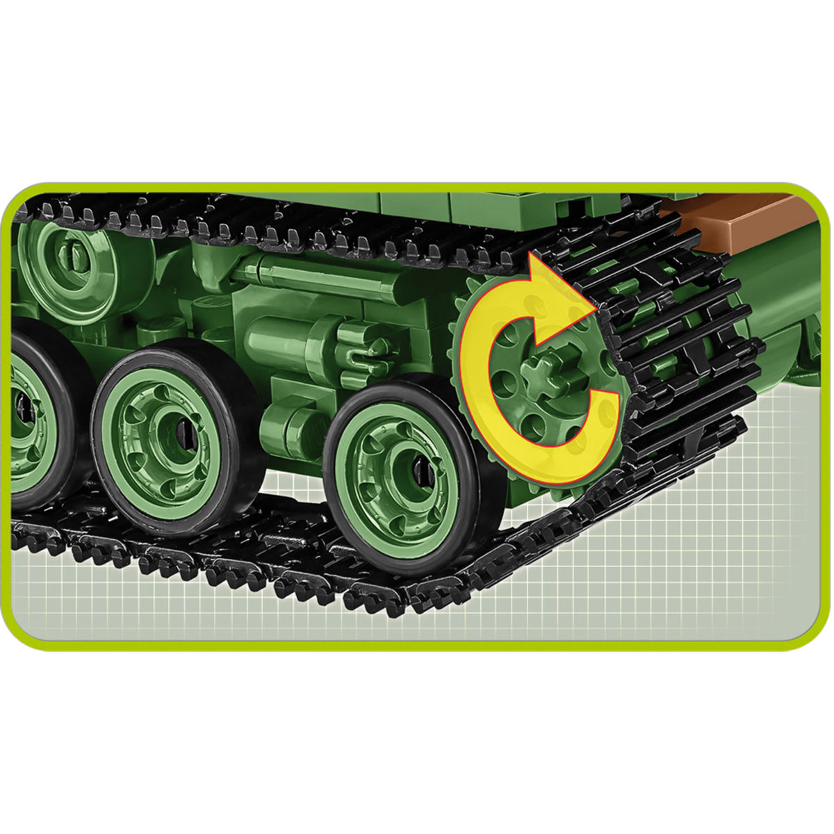 COBI Historical Collection M4A3E8 Sherman Easy Eight Building Blocks, Set #2533