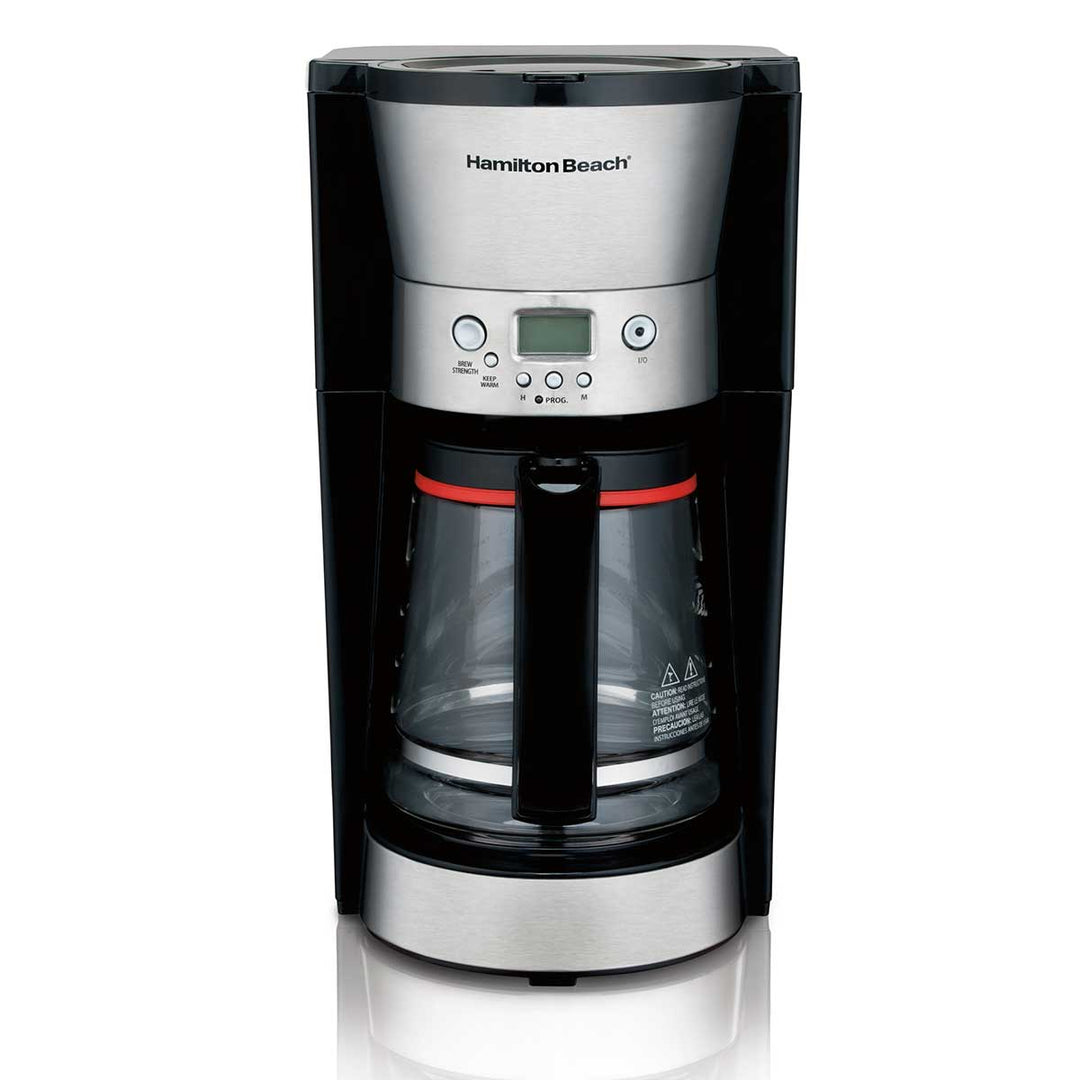 Hamilton Beach 12 Cup Programmable Timer Coffee Maker Machine (Open Box)
