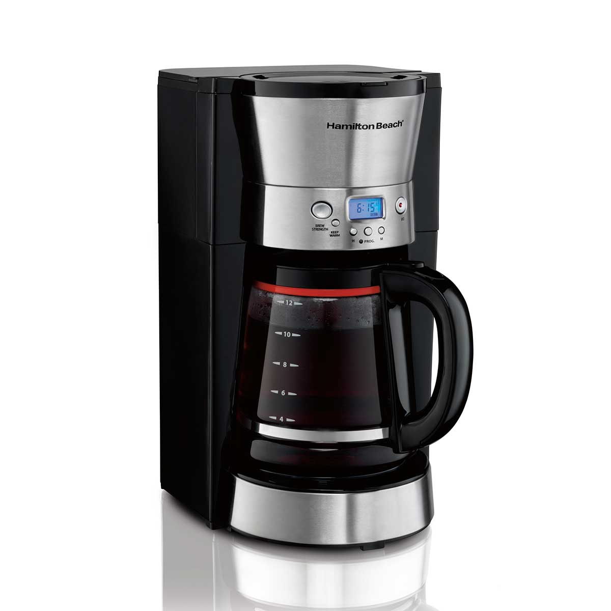 Hamilton Beach 12 Cup Programmable Timer Coffee Maker Machine (Open Box) - VMInnovations