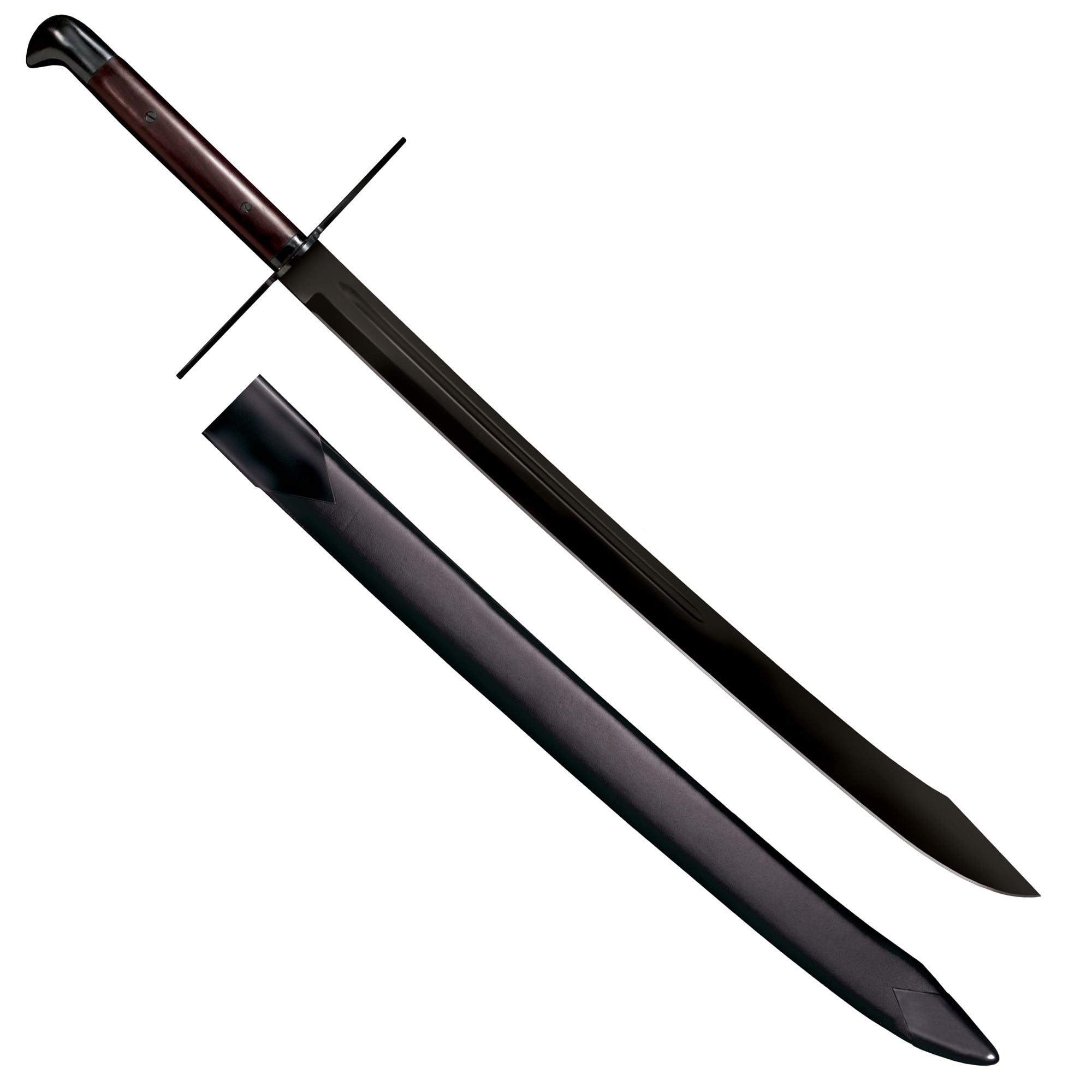 Cold Steel 42 In Carbon Steel Man at Arms Grosse Messer Sword (Open Box)