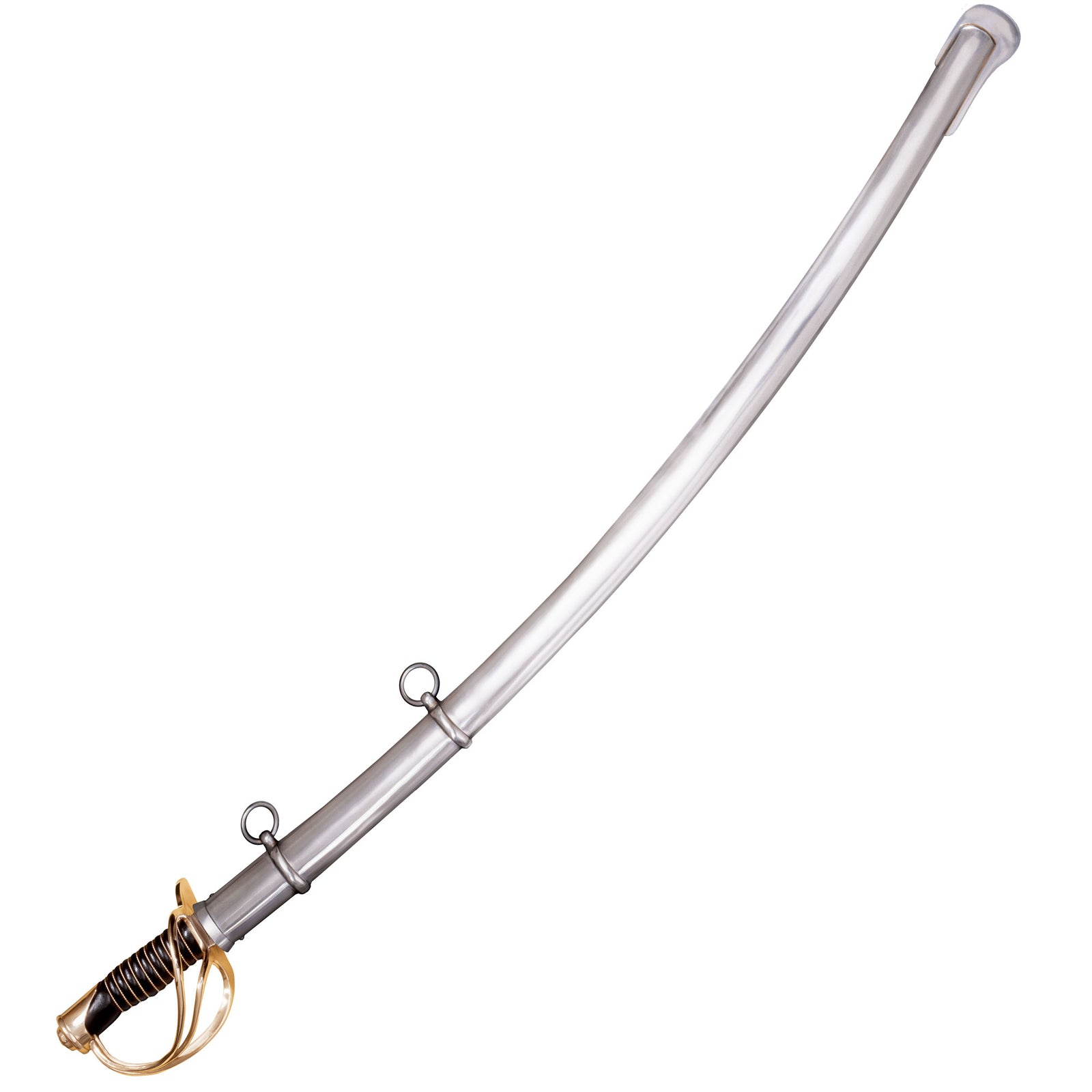 Cold Steel 36 Inch Steel Historical US 1860 Heavy Cavalry Saber Sword Replica - VMInnovations