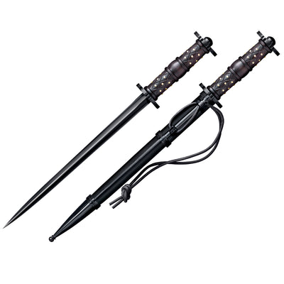 Cold Steel Hand-Carved 16.5-Inch Historical Rondel Straight Pointed Dagger(Used)