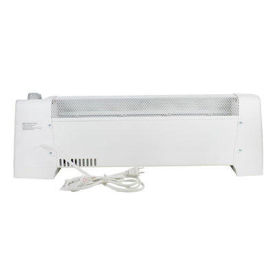 Comfort Zone 1500W Baseboard Convection Space Heater with  Thermostat (Open Box)