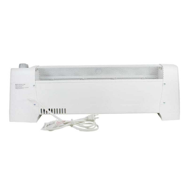 Comfort Zone 1500 Watt Baseboard Space Heater with Digital Thermostat (Open Box)