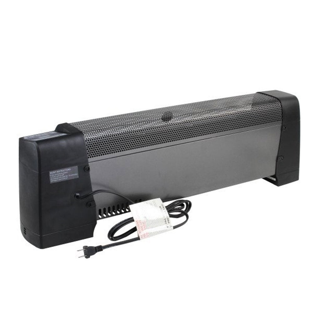 Comfort Zone 1500 Watt Baseboard Space Heater with Digital Thermostat(For Parts)