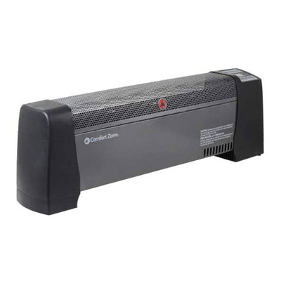 Comfort Zone 1500 Watt Baseboard Space Heater with Digital Thermostat(For Parts)