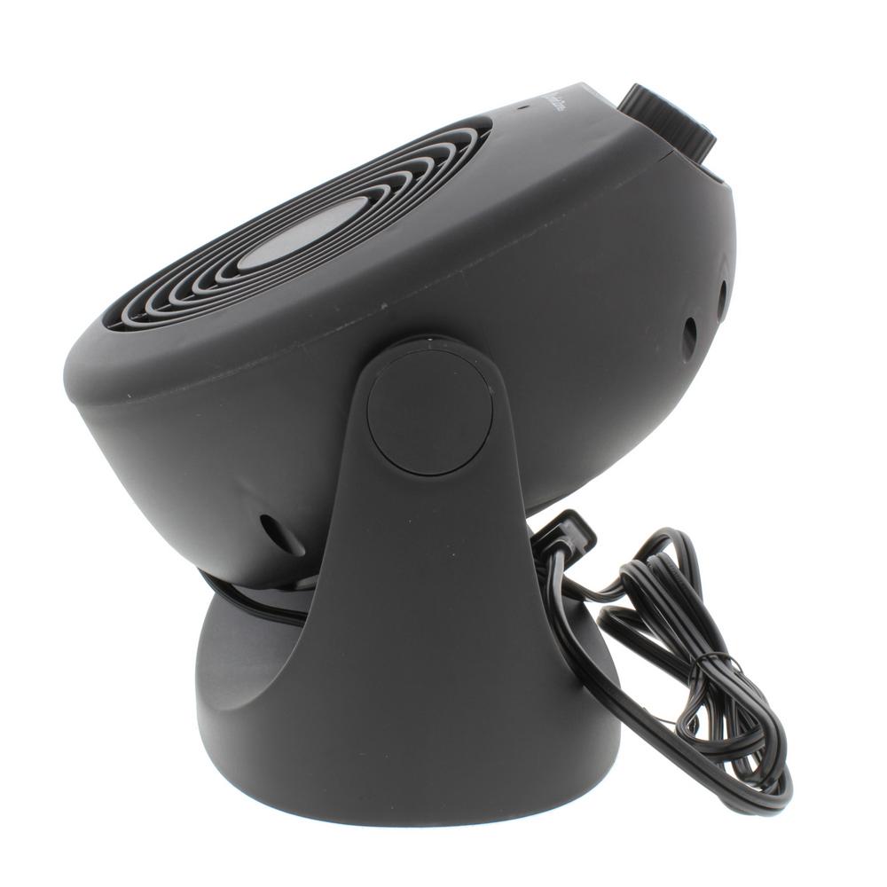 Comfort Zone 1500W Electric Space Heater Personal Fan Dual Unit, Black (Used)