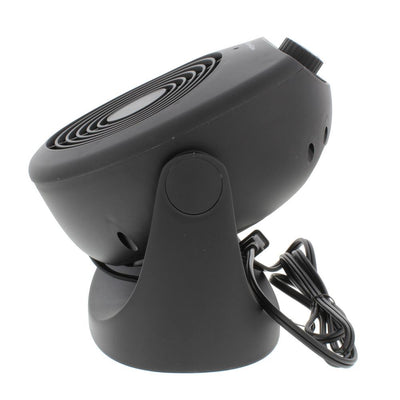 Comfort Zone 1500W Electric Space Heater Personal Fan Dual Unit, Black (Used)