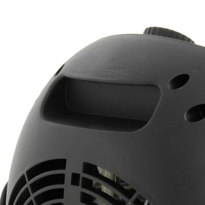 Comfort Zone 1500W Electric Space Heater Personal Fan Dual Unit, Black (Used)