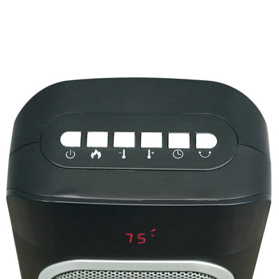 Comfort Zone Portable 23" Oscillating Digital Tower Space Heater w/Remote (Used) - VMInnovations