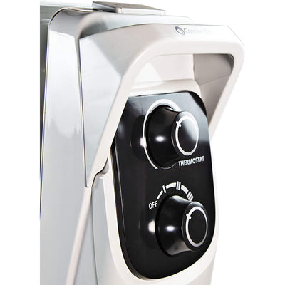 Comfort Zone Rolling Silent Operation Oil Filled Home Radiator Heater (Open Box)