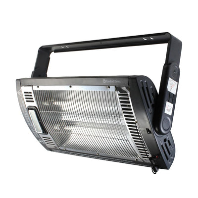 Comfort Zone Radiant Quartz Infrared Work Shop Space Heater Unit (Open Box) - VMInnovations