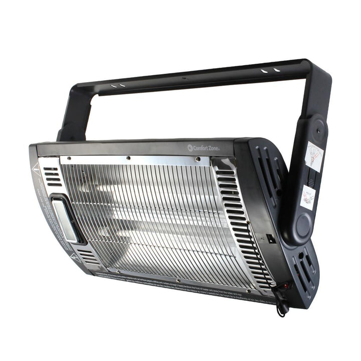 Comfort Zone Radiant Quartz Infrared Work Shop Space Heater Unit (Open Box)