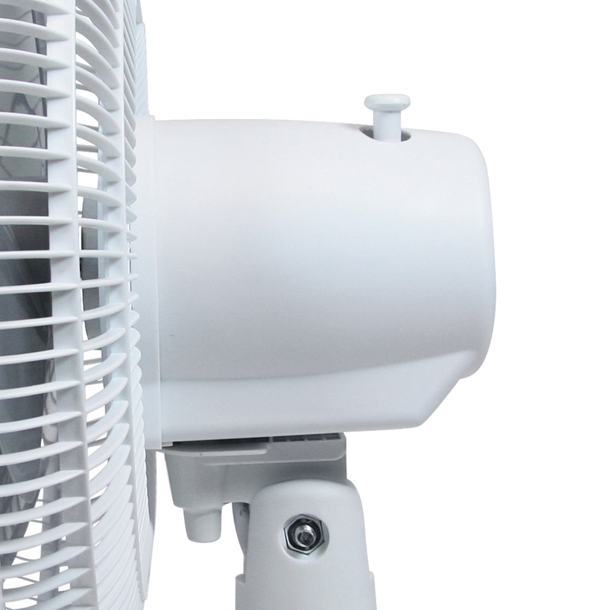 Comfort Zone 16" High-Velocity 3 Speed Oscillating Table Fan, White (Open Box)