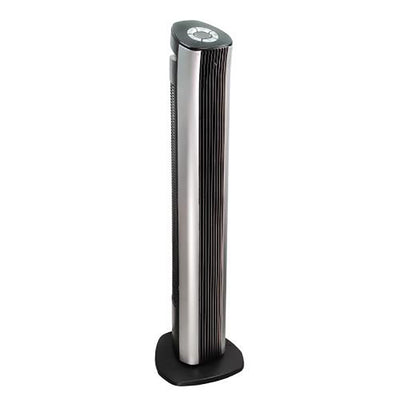 Comfort Zone 42" 4 Speed Oscillating Tower Fan with Remote, Black  (Open Box)