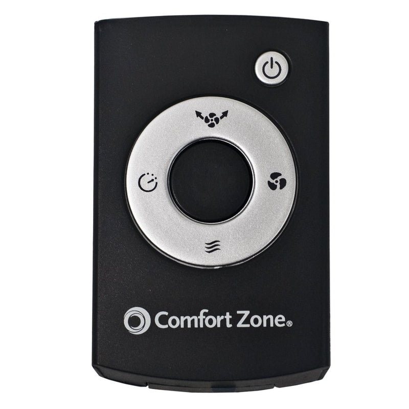 Comfort Zone 42" 4 Speed Slim Oscillating Tower Fan with Remote, Black (Used)