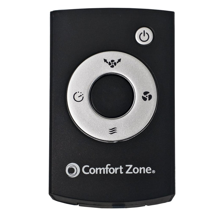 Comfort Zone 42" 4 Speed Oscillating Tower Fan with Remote, Black  (Open Box)
