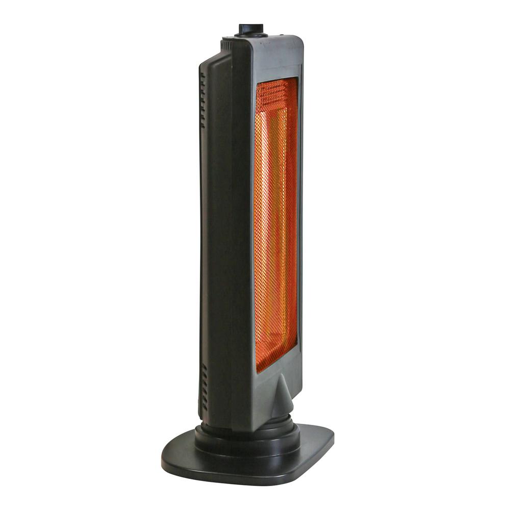Comfort Zone Portable Slimline Electric Halogen Radiant Space Heater (Open Box)