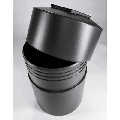 Commercial Zone Round Open-Top 45 Gallon Waste Trash Container Bin (Open Box)