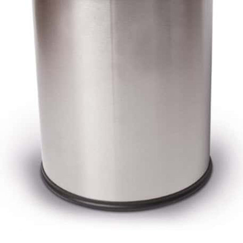 Commercial Zone 3.2 Gallon InnRoom Trash Can and Waste Bin Container, Silver