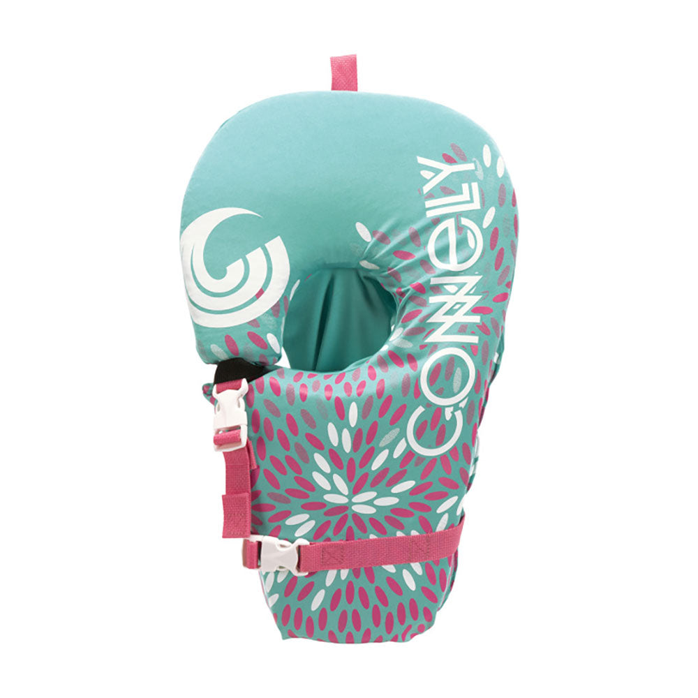 CWB Connelly Infant Baby Safe and Soft Nylon Water Pool Life Vest Jacket, Teal - VMInnovations